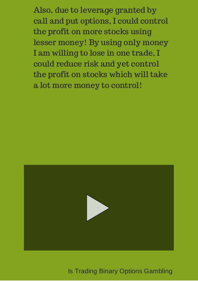 Are binary options like gambling