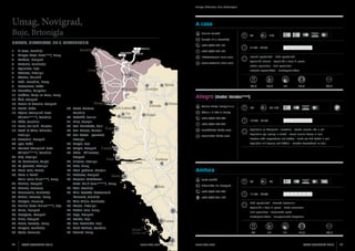 Umago, Cittanova, Buie, Verteneglio

Umag, Novigrad,

A casa

Buje, Brtonigla

Marino Paretić

Umago, Cittanova, Buie, Verteneglio
1.	 A casa, Savudrija
2.	 Allegro (Hotel Kristal***), Umag
3.	 Amfora, Novigrad
4.	 Antonia, Zambratija
5.	 Aquarius, Buje
6.	 Astarea, Brtonigla
7.	 Atelier, Marušići
8.	 Badi, Lovrečica, Umag
9.	 Bassanese, Kaštel
10.	 Belveder, Karigador
11.	 Buščina, Marija na Krasu, Umag
12.	 Čok, Novigrad
13.	 Damir & Ornella, Novigrad
14.	 David, Kaštel
15.	 Dijana (Kempinski Hotel
Adriatic*****), Savudrija
16.	 Edda, Savudrija
17.	 Furia, Smilovići, Momjan
18.	 Food & Wine Primizia,
Brtonigla
19.	 Giovanni, Novigrad
20.	 Igor, Kaštel
21.	 Kanova (Kempinski Hotel
Adiratic*****), Savudrija
22.	 Klaj, Brtonigla
23.	 La Parenzana, Volpija
24.	 La Quercia, Brtonigla
25.	 Malo selo, Fratrija
26.	 Mare e Monti 		
(Melia Istrian Villas****), Umag
27.	 Marina, Novigrad
28.	 Marino, Kremenje
29.	 Maruzzella, Zambratija
30.	 Melon, Petrovija, Umag
31.	 Morgan, Bracanija
32.	 Mulino (Hotel Mulino****), Buje
33.	 Mura, Novigrad
34.	 Navigare, Novigrad
35.	 Nino, Novigrad
36.	 Nono, Petrovija, Umag
37.	 Pergola, Zambratija
38.	 Pjero, Kremenje

84

ISTRA GOURMET 2013

90

120

Grupija 13 a, Savudrija
+385 (0)52 737 101

11:00 - 24:00

1 2 3 4 5 6 7

+385 (0)52 737 101
info@restorani-mani.com
www.restorani-mani.com

Istarski specijaliteti - Riblji specijaliteti
Specialità istriane - Specialità a base di pesce
Istrian specialties - Fish specialties
Istrische Spezialitäten - Fischspezialitäten

34,5

16,5

17

18,5

86,5

Allegro (Hotel Kristal***)
Casino Kristal Umag d.o.o.

39.	 Porto Salvore, 		
Savudrija
40.	 Radešić, Krasica
41.	 Rino, Momjan
42.	 San Benedeto, Dajla
43.	 San Mauro, Momjan
44.	 San Rocco - gourmet, 	
Brtonigla
45.	 Sergio, Buje
46.	 Sergio, Novigrad
47.	 Sidro - All’ancora, 	
Novigrad
48.	 Silvano, Brtonigla
49.	 Sole, Umag
50.	 Stari podrum, Momjan
51.	 Tabasco, Novigrad
52.	 Taverna Mediteran 	
(Hotel Meliá Coral*****), Umag
53.	 Toni, Savudrija
54.	 Villa Rosetta Restaurant
Maruzza, Savudrija
55.	 Villa Vilola, Zambratija
56.	 Zenon, Brtonigla
57.	 Zlatna vala, Umag
58.	 Rigo, Novigrad
59.	 Rondo, Buje
60.	 San Leonardo, Buje
61.	 Sant Andrea, Savudrija
62.	 Tranzit, Umag

60

50-100

Obala J. B. Tita 9, Umag
+385 (0)52 700 000

12:00 - 22:00

1 2 3 4 5 6 7

+385 (0)52 700 399
sales@hotel-kristal.com
www.hotel-kristal.com

Tagliatelle sa škampima i tartufima - Svježa morska riba u soli
Tagliatelle agli scampi e tartufi - Pesce marino fresco al sale
Noodles with langoustines and truffles - Fresh sea fish baked in salt
Tagliatelle mit Scampi und Trüffeln - Frischer Meeresfisch im Salz

Amfora
Jerko Jelačić

60

60

Ribarnička 10, Novigrad
+385 (0)52 726 298
+385 (0)98 865 190

11:00 - 24:00

1 2 3 4 5 6 7

Riblji specijaliteti - Domaća tjestenina
Specialità a base di pesce - Pasta casereccia
Fish specialties - Homemade pasta
Fischspezialitäten - Hausgemachte Teigwaren

34

www.istra.com

www.istra.com

15

17

17,5

83,5

ISTRA GOURMET 2013

85

 