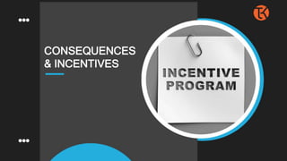 CONSEQUENCES
& INCENTIVES
 