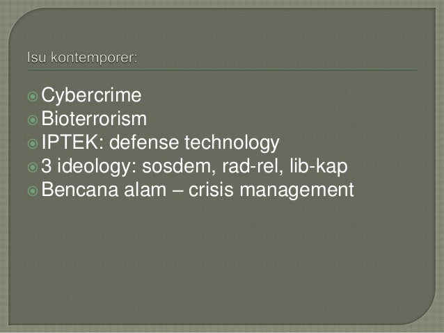 KOMUNIKASI POLITIK - Isu Isu Global Kontemporer