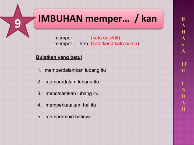 Isu isu kesalahan umum tatabahasa melayu(used on) | PPT