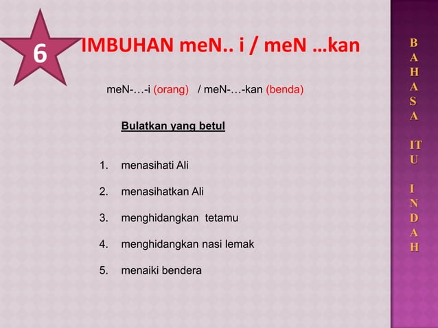 Isu isu kesalahan umum tatabahasa melayu(used on) | PPT