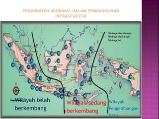 Wilayah telah
berkembang
Wilayah sedang
berkembang
Wilayah
Pengembangan
baru
 