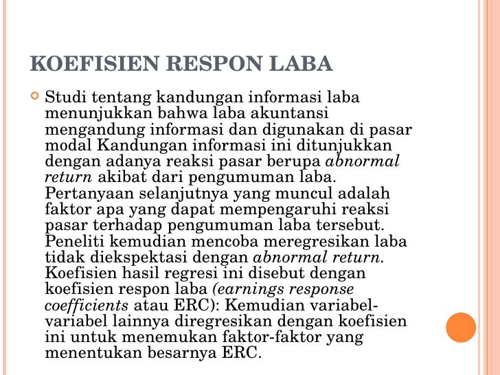 Isu isu penelitian akuntansi keuangan dan pasar modal