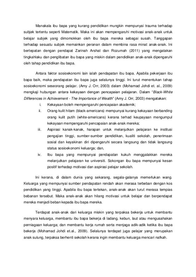 Isu 2 - Jurang Pencapaian Matematik Dalam Kalangan Pelajar di Malaysia