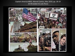 Captain America #602, Marvel Comics, Mar 2010, pp. 18-19
(Ed Brubaker & Luke Ross)
 