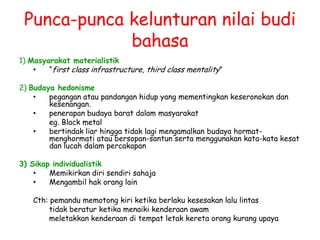 Sebab Mengamalkan Budaya Berbudi Bahasa