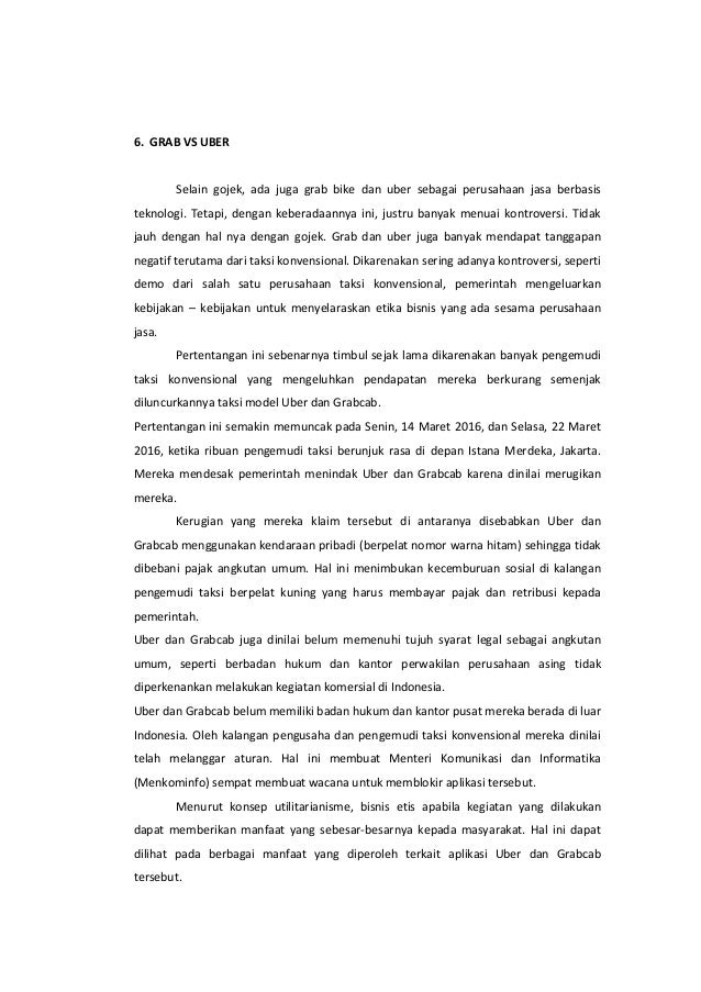 Isu Gojek Terkait Etika Bisnis