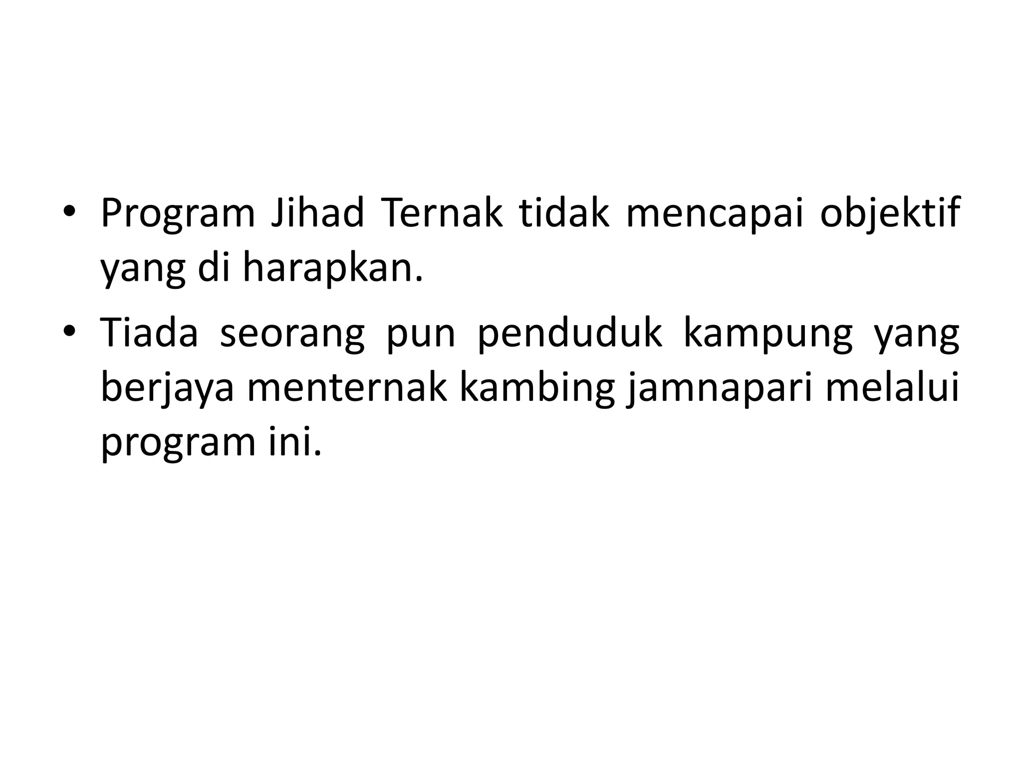 Isu jihad ternak ppt
