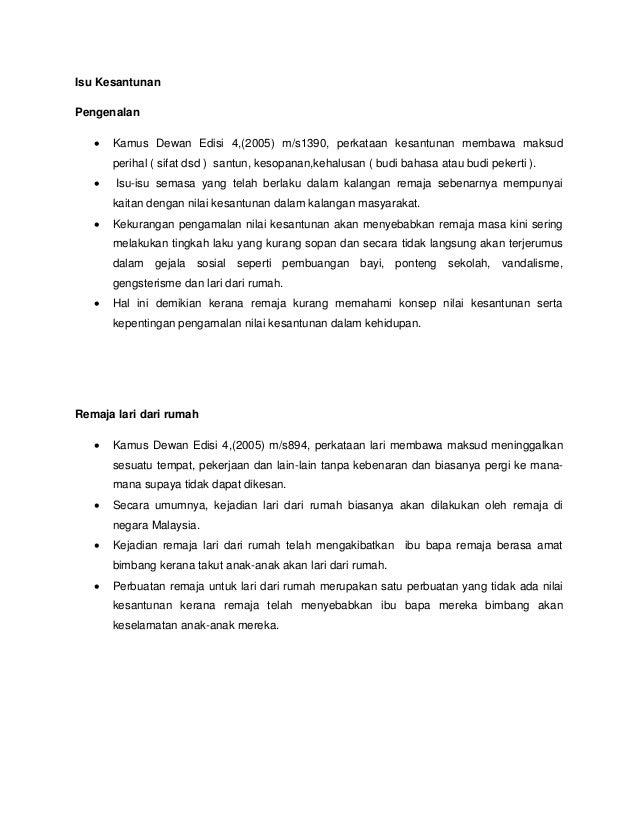 Isu Kesantunan Berbahasa Dalam Kalangan Remaja Erpinaco