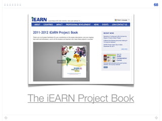 The iEARN Project Book
68
 