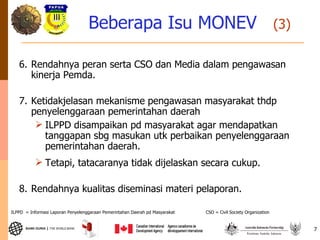 Isu Monev di Indonesia | PPT