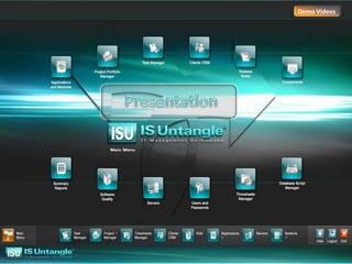 Presentation IS Untangle is a powerful all in one Agile IT management system built specifically for IT departments by an IT manager. You will find the solution has everything you need to manage and run your IT organization. 