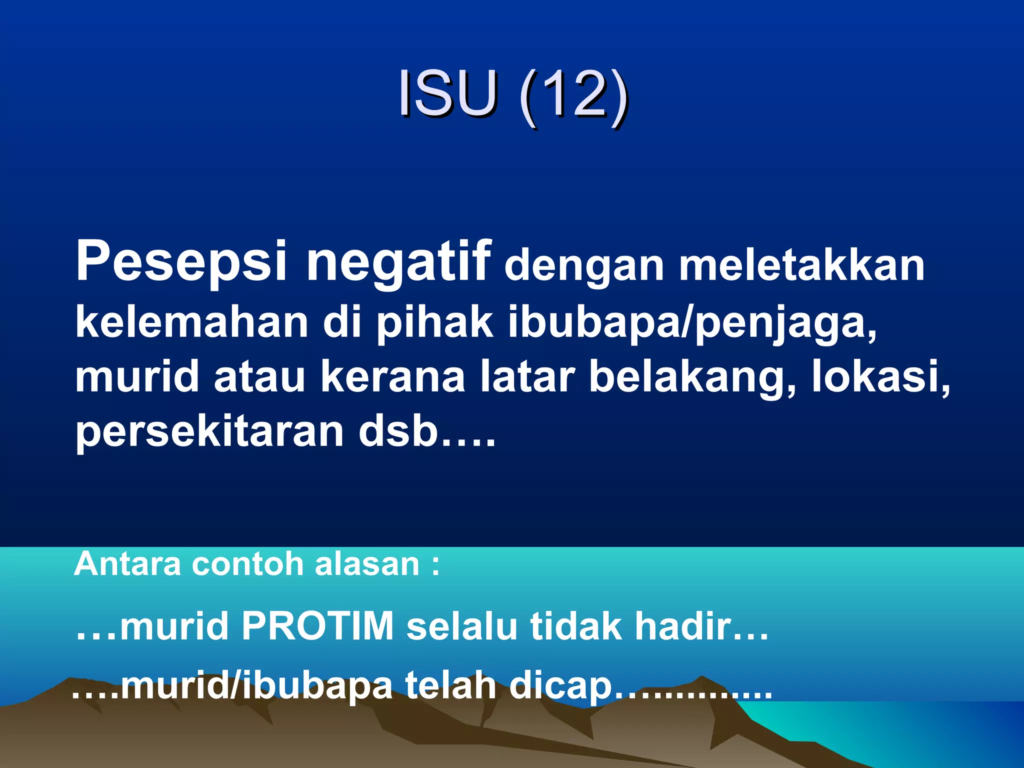 Isu Program PROTIM Pahang 2009 | PPT