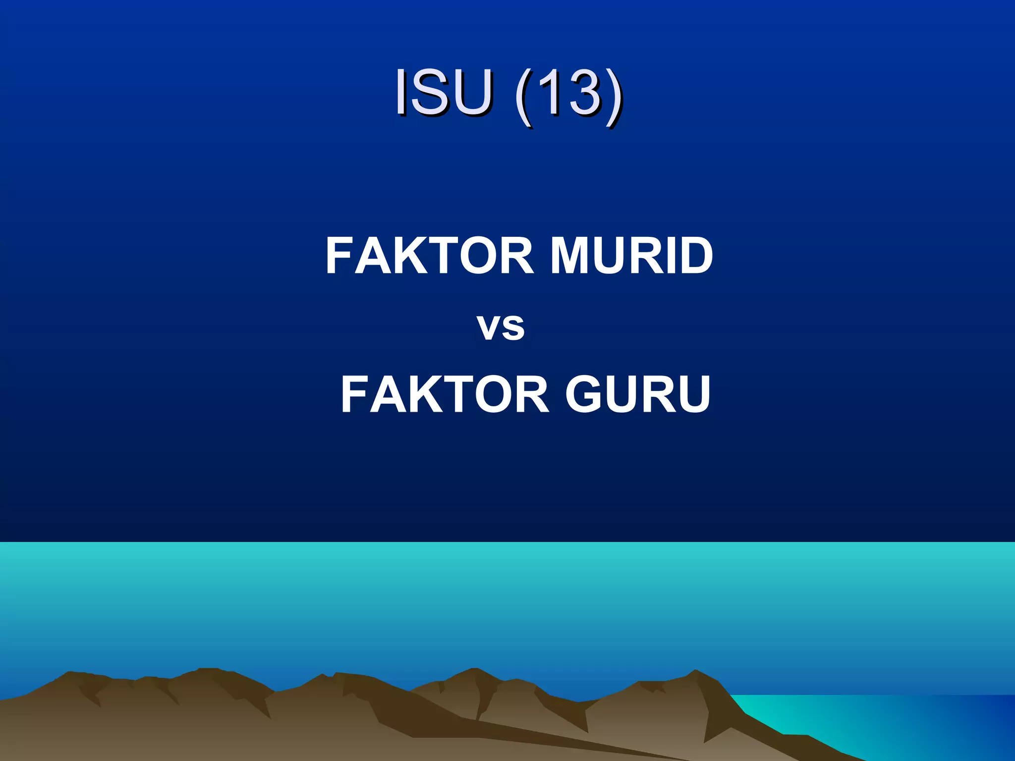 Isu Program PROTIM Pahang 2009 | PPT