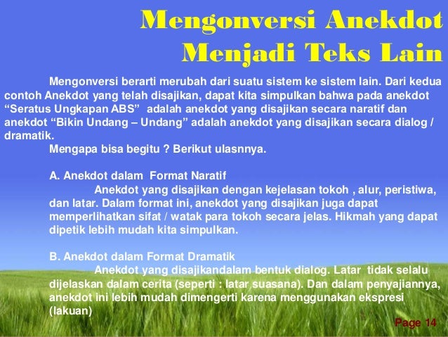 Isu publik anekdot