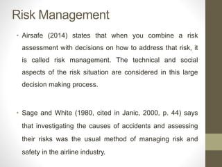 Risk Assessment and Management | PPTX