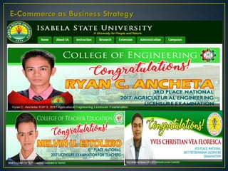 E-Commerce as Business Strategy
 