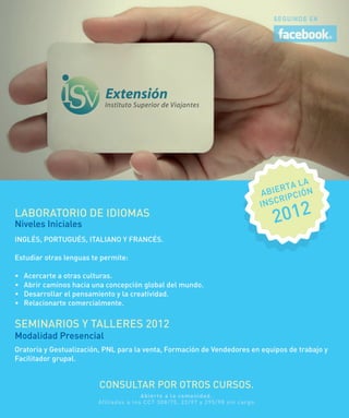 ISV - Inscripción 2012