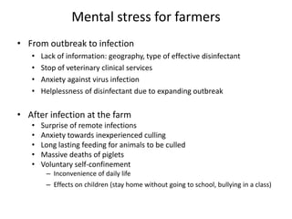 Collaborative response to 2010 foot and mouth disease outbreak in Miyazaki, Japan between veterinary and psychiatry experts