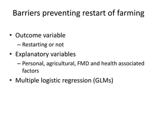 Collaborative response to 2010 foot and mouth disease outbreak in Miyazaki, Japan between veterinary and psychiatry experts