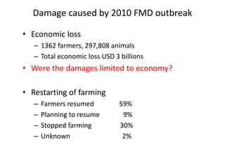 Collaborative response to 2010 foot and mouth disease outbreak in Miyazaki, Japan between veterinary and psychiatry experts