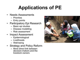 Update on the Participatory Epidemiology Network for Animal and Public Health (PENAPH) 