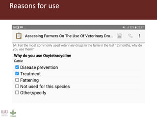 Antimicrobial use in smallholder livestock systems in Ethiopia