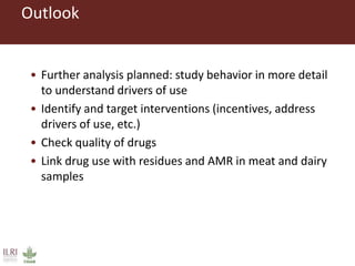 Antimicrobial use in smallholder livestock systems in Ethiopia