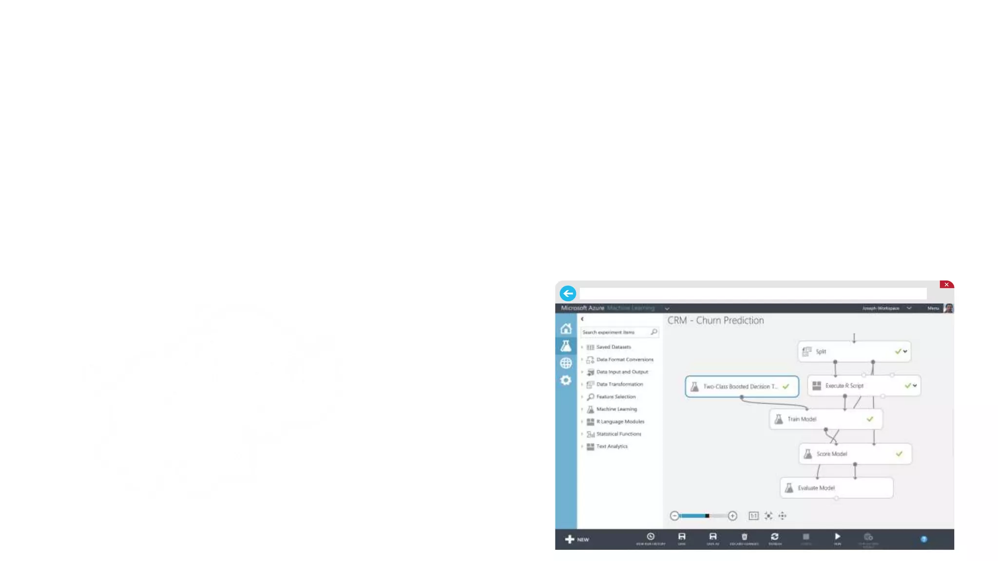 Big Data Insights
Microsoft Azure Machine Learning
Mashup sophisticated intelligent algorithms
Enables data scientists and developers to efficiently
embed predictive analytics into their applications
Elastic, pay as you go with low operating costs
Extend with Power BI, Hadoop and cloud hosted data
Microsoft Azure HDInsight
Microsoft instance of Hadoop distribution
running as service
Support existing ecosystem from Hive, Pig, etc
Extended to support Excel and BI tooling
Integration with diverse sources of data
 