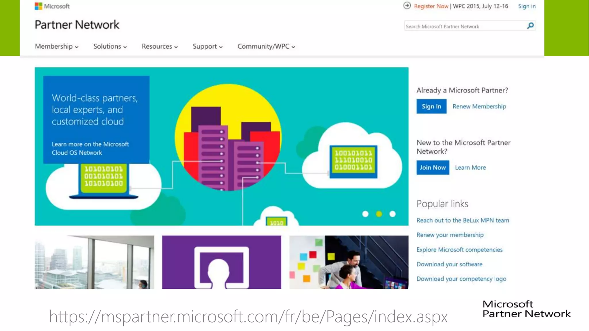 MPN Overview
What is MPN?
The Microsoft Partner Network is committed to serving the needs of our partners. And
helping partners — and our more than 160 million mutual customers worldwide —
realize their full potential is central to that mission. We believe the Microsoft advantage
shines through the success of partners like
you .
Our goal is simple —to provide you:
Ø Opportunities to strengthen your capabilities .
Ø Expertise to help you serve your customers better.
Ø Communities that spark innovation and connection.
 