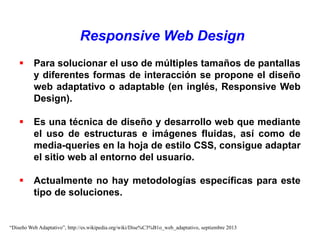 Ingeniería de Software y Usabilidad Web. | PPT