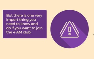 Is Waking up at 4 AM Really Worth it? 