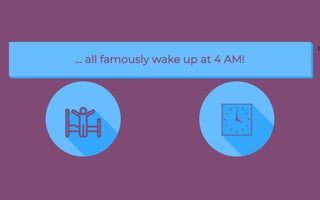 Is Waking up at 4 AM Really Worth it? 