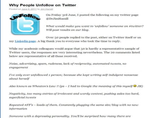 Motivation
• Micropost -- “good presentation about Linked Data: then, now
  and next http://bit.ly/xyz”




• Decide on your audience
  • Almost certain about getting the message across to the right
    audience




                                                                   9
 