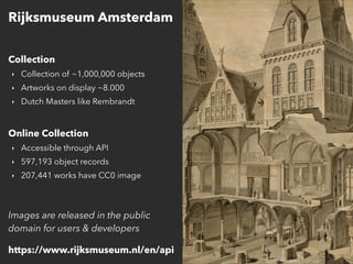 The Rijksmuseum Collection as Linked Data