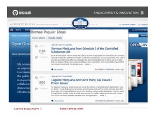 ENGAGEMENT & INNOVATION
 26
 