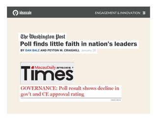 ENGAGEMENT & INNOVATION
 36
 