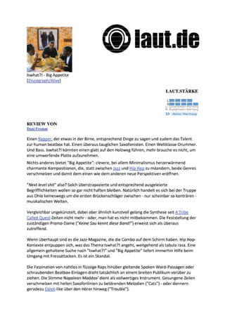 DXFK
                         DOV 5DGLR (GLW JLEW GHU DXFK GXUFKDXV +LWTXDOLWlWHQ EHVLW]W ZHQQJOHLFK QLFKW DXI 079 