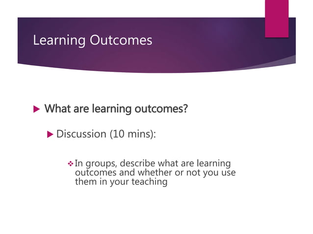 Writing Learning Objectives | PPT