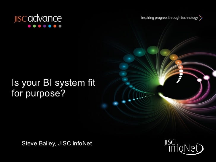 Is your bi system fit for purpose?