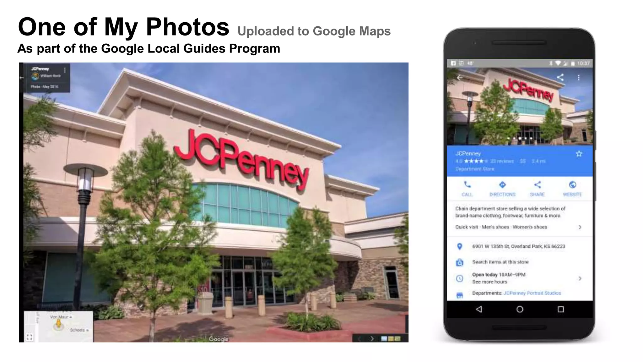 One of My Photos Uploaded to Google Maps
As part of the Google Local Guides Program
 