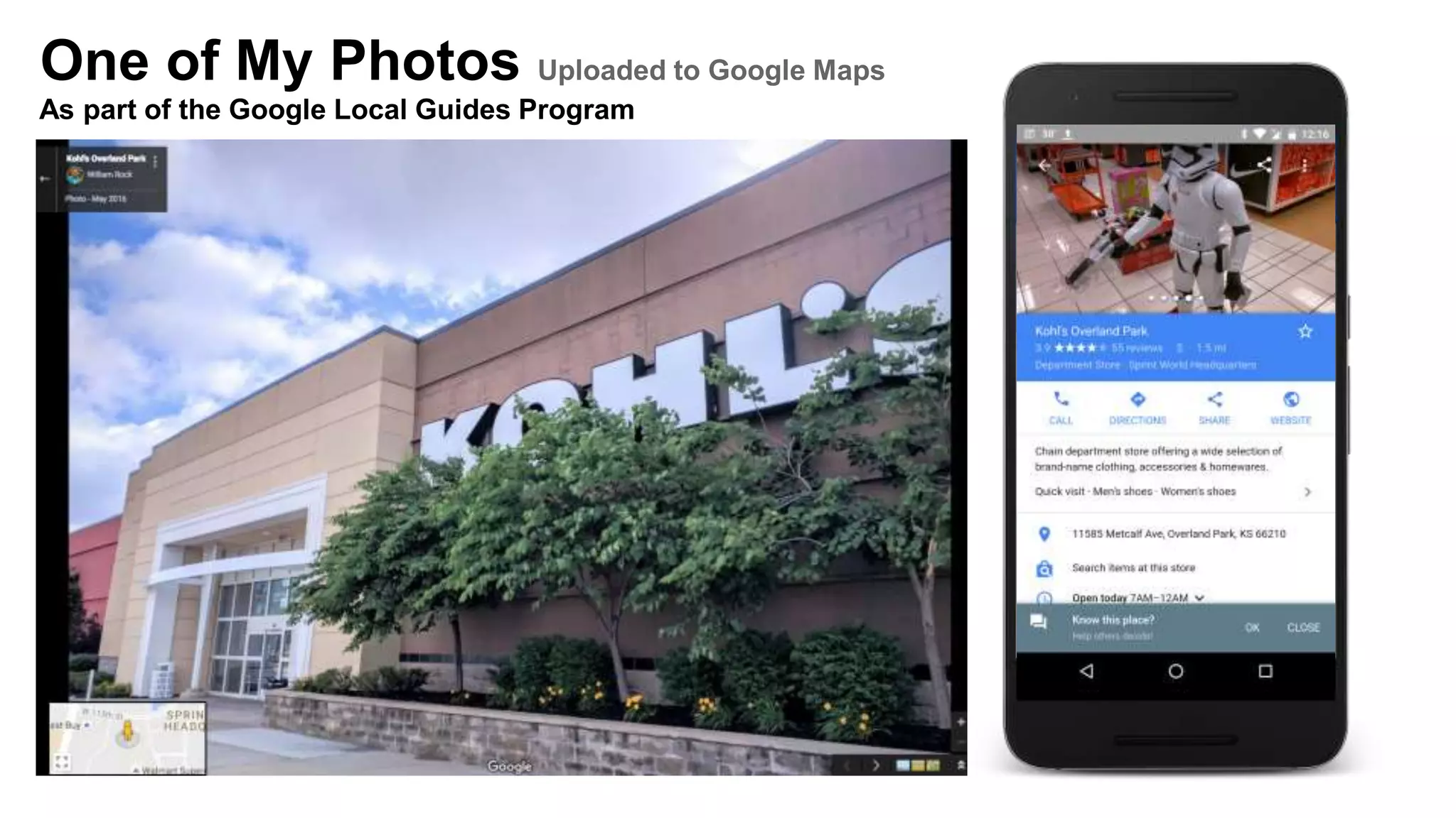 One of My Photos Uploaded to Google Maps
As part of the Google Local Guides Program
 