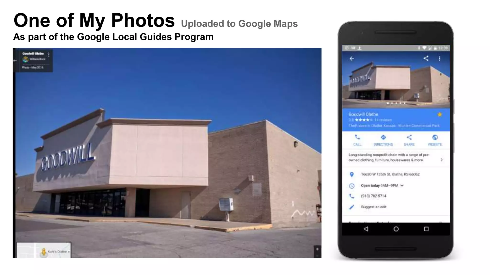 One of My Photos Uploaded to Google Maps
As part of the Google Local Guides Program
 