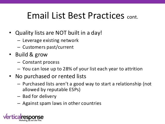 Is Your List Making Your Email Sick