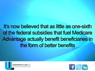 Is Your Medicare Advantage in Danger?