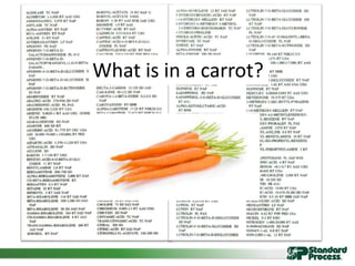 What is in a carrot?
 