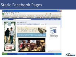 Static Facebook Pages
 