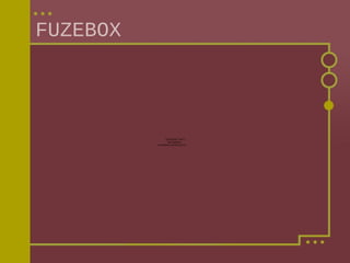 FUZEBOX

QuickTime™ and a
decompressor
are needed to see this picture.

 
