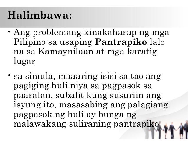 Halimbawa Ng Isyung Panlipunan - Natasya Halimbawa Story